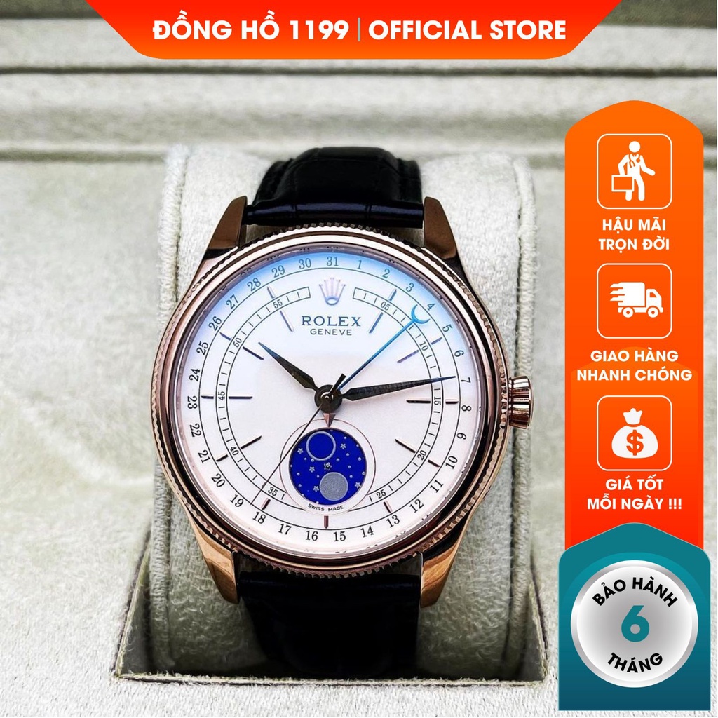 Đồng hồ cơ nam dây da tự động chống nước chống xước tốt chất liệu cao cấp bền bỉ bảo hành 6 tháng 50535 - 1199 Watches | BigBuy360 - bigbuy360.vn