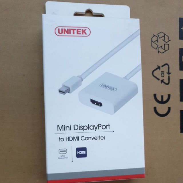 Cáp chuyển Mini displayport sang HDMI unitek chính hãng