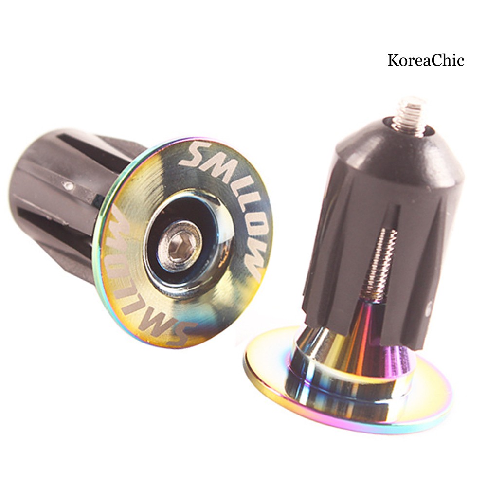 Bộ 2 nút bịt đầu tay cầm cho xe đạp bằng hợp kim nhôm