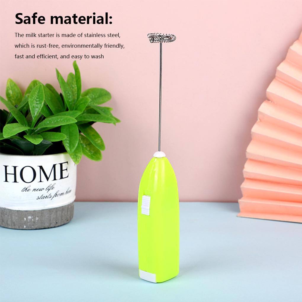 Máy Đánh Trứng / Khuấy Tạo Bọt Cà Phê Cầm Tay Chạy Bằng Pin