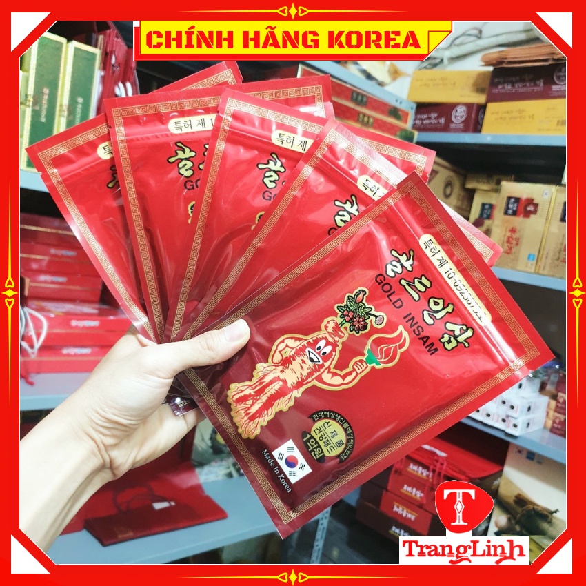 Cao dán hồng sâm hàn quốc Insam đỏ, gói 20 miếng - Cao dán sâm Korea cao cấp - tranglinhkorea