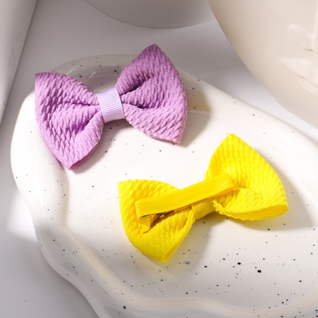 Kẹp tóc nơ KIDSBOWS 40 màu 2.9inch dễ thương cho bé gái