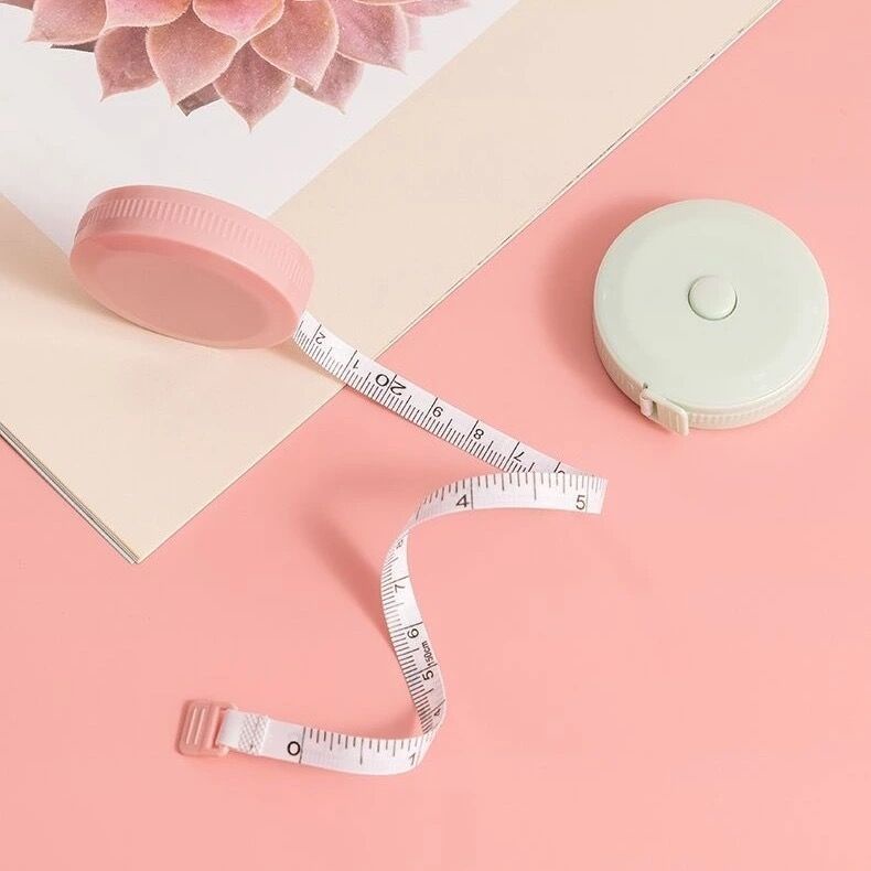 Thước Dây Rút Tự Động Chiều Dài 1,5m Đo Chiều Cao Cho Bé Đo Vật Dụng Trong Nhà Và Vòng Bụng Khi Ăn Kiêng