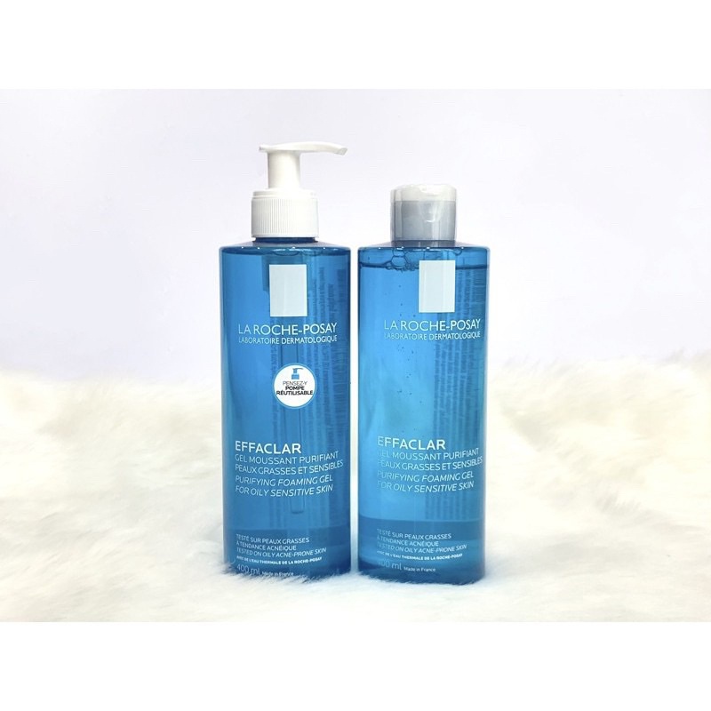 Sữa Rửa Mặt La Roche-Posay Effaclar Purifying Foaming Gel Cleanser 400ml Dành  Cho Da Dầu, Mụn