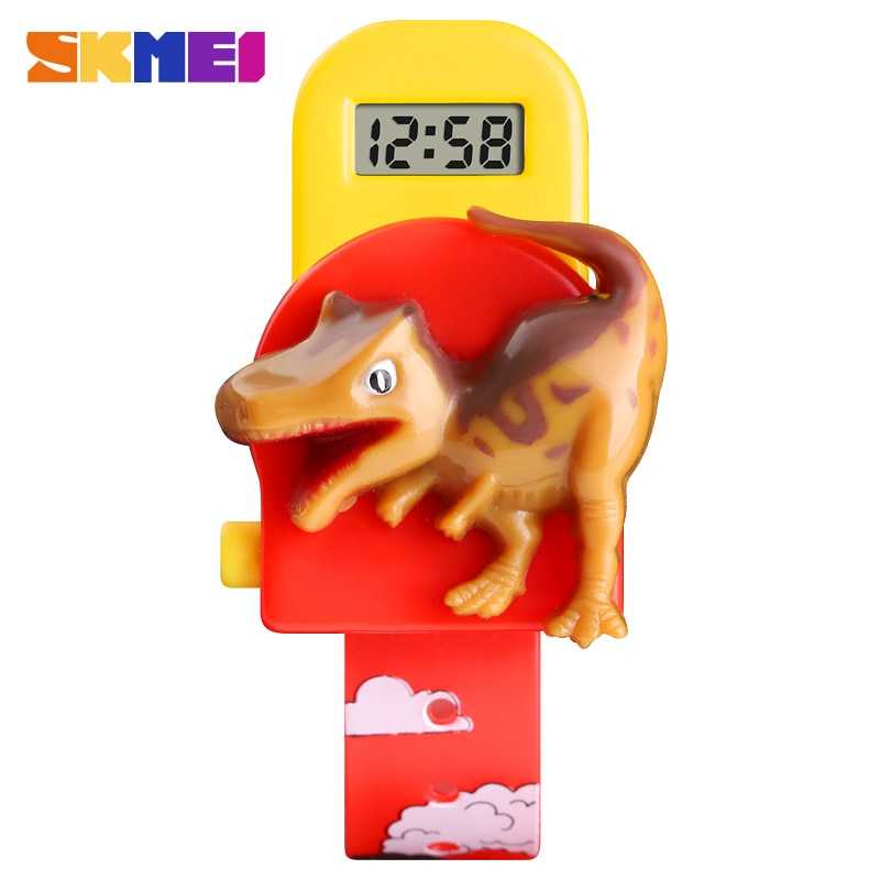 Đồng Hồ Đeo Tay Skmei 1468 Hình Khủng Long Màu Xanh Dương/Đỏ/Vàng/Xám/Trắng Chính Hãng