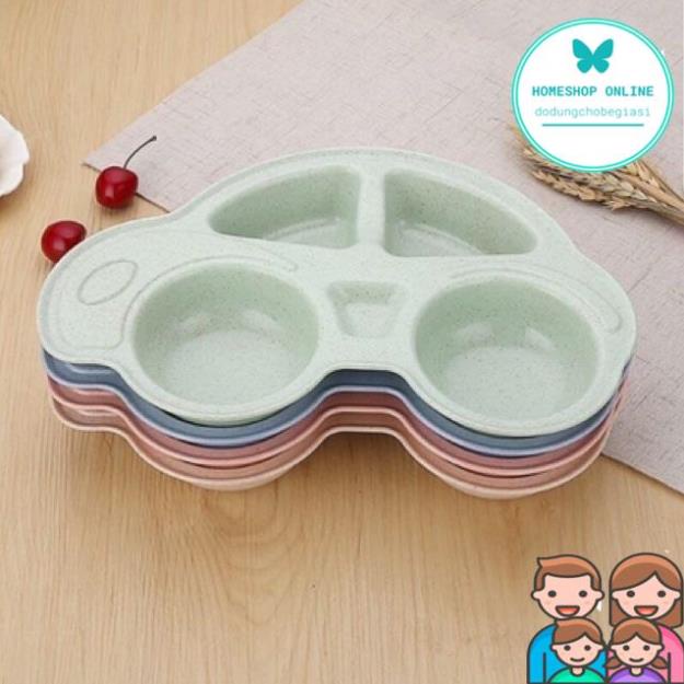 Khay ăn dặm lúa mạch hình Oto