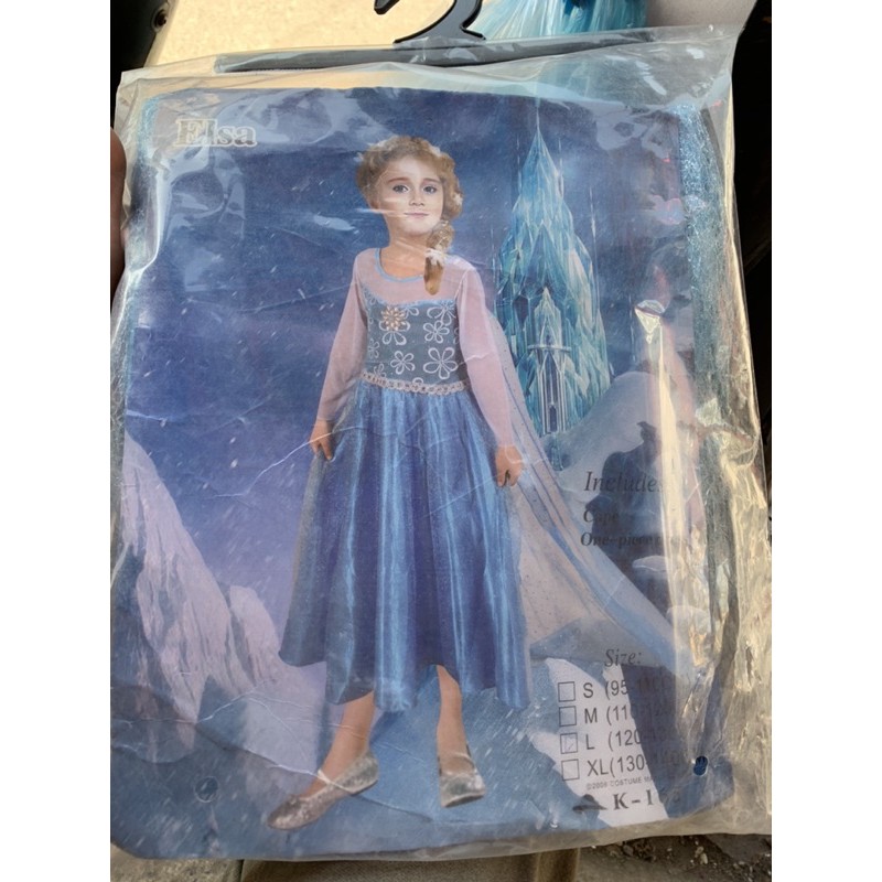 Bộ hoá trang Halloween công chúa Elsa kèm phụ kiện