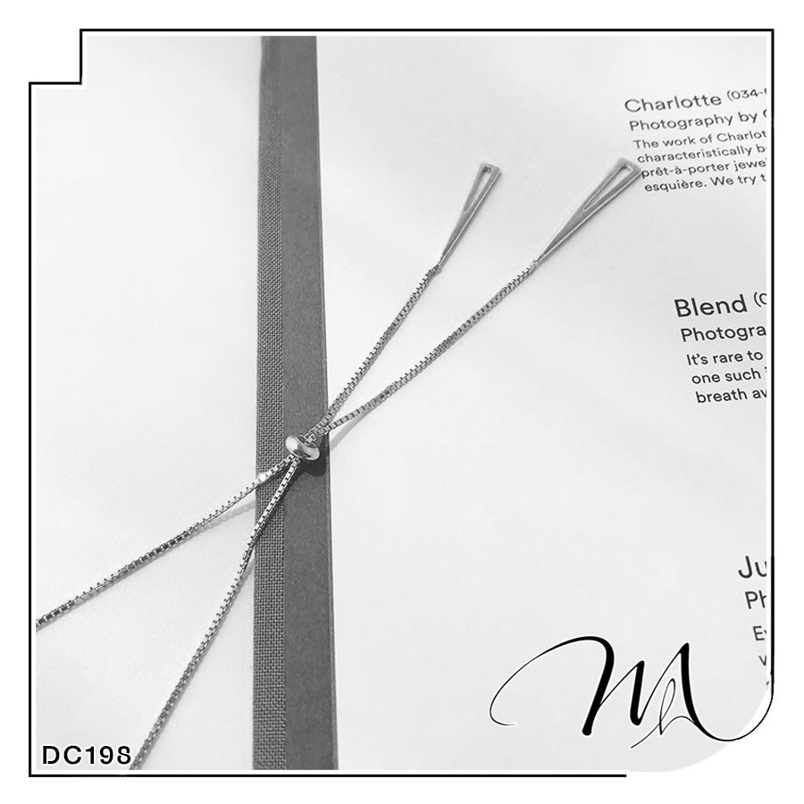 Dây chuyền nữ Titan dây rút thanh rỗng xinh xắn - Măng’s House DC198