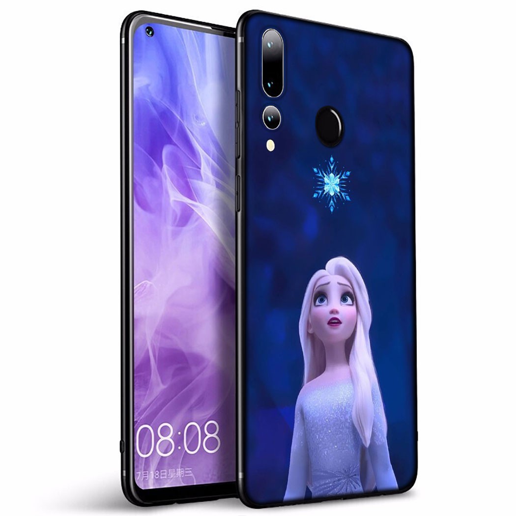 Ốp điện thoại silicone dẻo họa tiết Công chúa băng giá Disney Elsa cho Huawei Y6 Y7 Y9 Prime Y6P Y7A IQI36