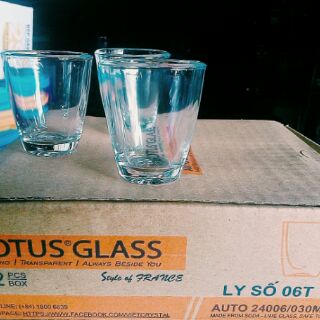 Ly rượu 30ml ( 1hộp 12 ly ) Lotus Glass