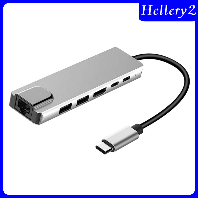 Bộ Chuyển Đổi 6 Trong 1 Usb 3.1 Sang 4k Hdmi Usb 3.0 Pd Rj45 Cho Macbook Pro | BigBuy360 - bigbuy360.vn