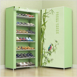 Tủ giày 3D 8 tầng 7 ngăn