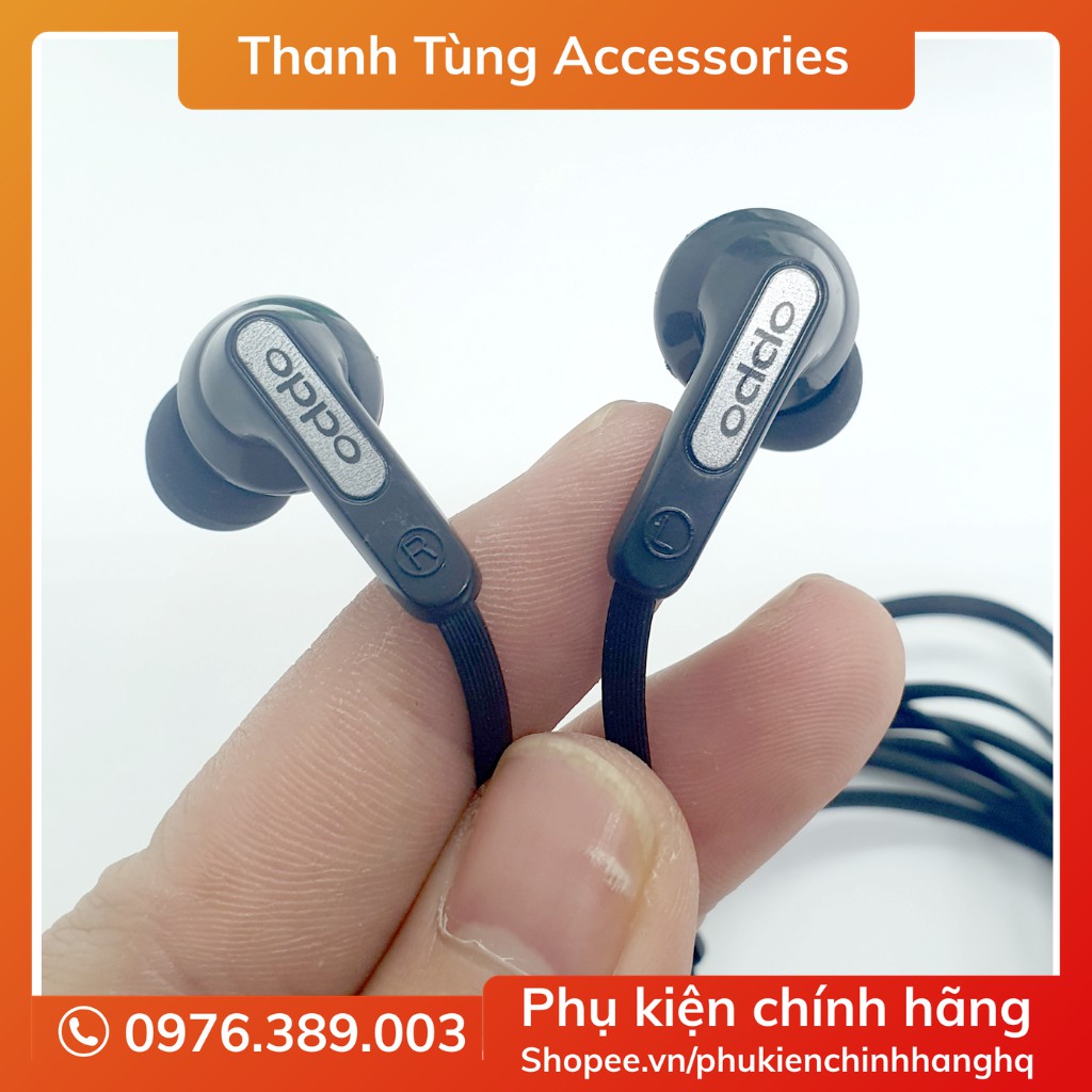 Tai Nghe Nhét Tai Oppo Stereo Earphone  - Chống Gẫy Gập - Chống Rối - Âm Thanh Hay - Bảo Hành 1 Đổi 1 Trong 6 Tháng