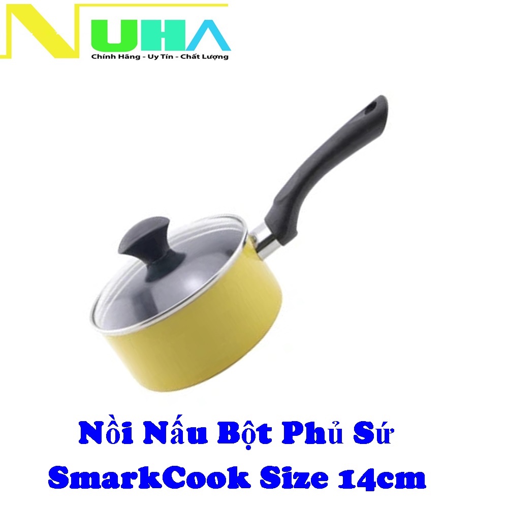 Nồi Nấu Bột Phủ Sứ Smartcook 14cm thương hiệu của Elmich, màu giao ngẫu nhiên