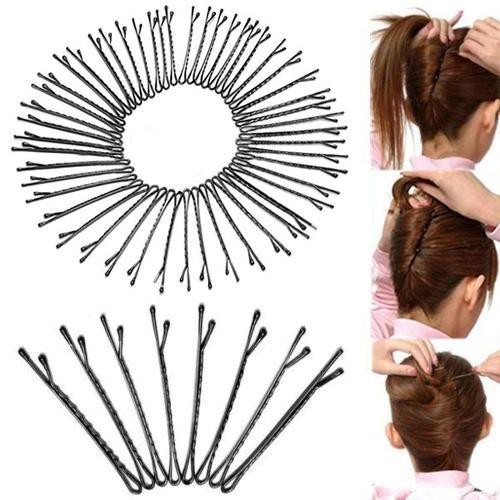 Set 60 Kẹp Tóc - Kẹp Tăm Kẹp Xỉa Màu Đen Thời Trang Dễ Thương  B104