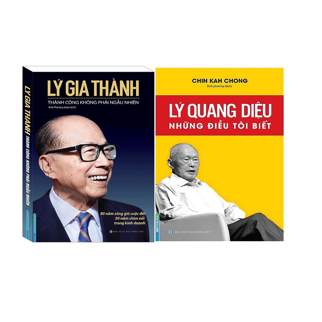 Sách Lý Gia Thành - Thành Công Không Phải Ngẫu Nhiên + Lý Quang Diệu - Những Điều Tôi Biết