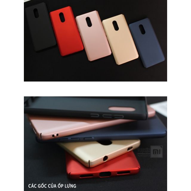Ốp mỏng màu Xiaomi Redmi note 4x