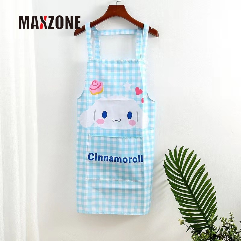 Tạp Dề In Hình Kuromi Cinnamoroll Đáng Yêu