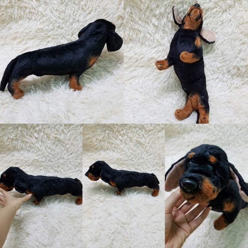 Gấu bông con chó lạp xưởng xúc xích như thật 40cm