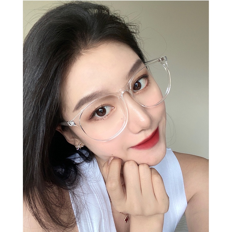 Kính cận thị gọng lớn mới kính cận chống ánh sáng xanh phiên bản Hàn Quốc xu hướng phong cách độ cận thị