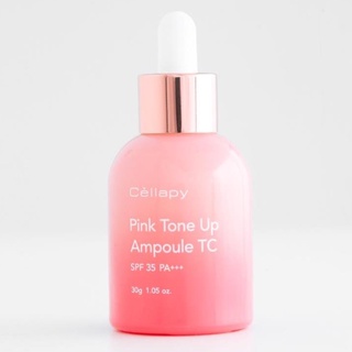 Serum Cellapy Pink Tone Up TC Ampoule SPF35+| Tinh chất dưỡng trắng chống nắng căng bóng da