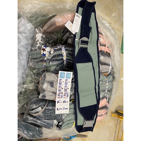 Địu trẻ em sơ sinh thiết kế vải lưới mềm mát gọn nhẹ