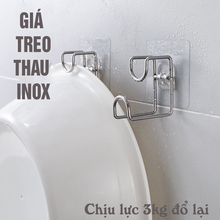 Móc Treo Thau Inox Dán Tường, Giá Treo Thau Inox Dán Tường