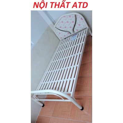 Giường sắt dày dặn ngang 80cm, 1m, 1m2, 1m4, 1m6, 1m8 hình thực tế