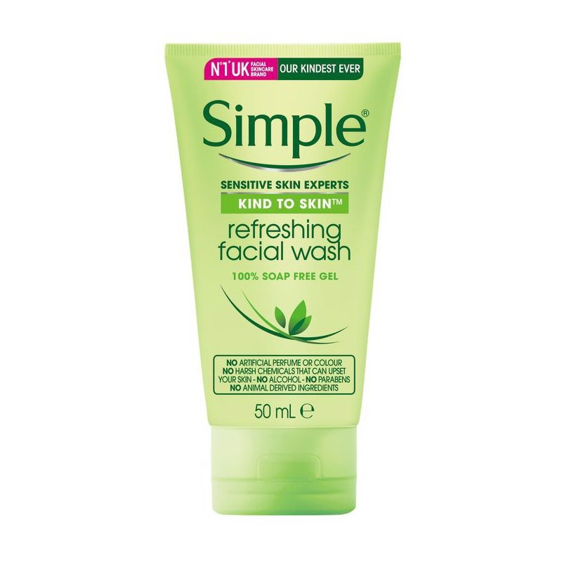 Sữa rửa mặt Simple dịu nhẹ