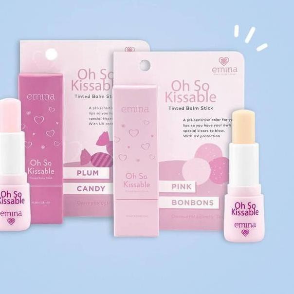 Cứng Cáp Chuyển Đổi Laku.!! (Hàng Mới Về) Son Dưỡng Môi Emina OH SO KISSABLE | BigBuy360 - bigbuy360.vn