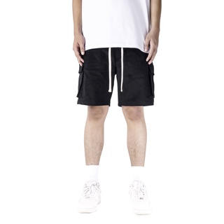 Quần short nam cargo streetwear cao cấp FNOS SCR1 màu đen túi hộp form