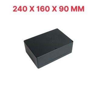 Hộp nhựa abs 240x160x90mm kèm ốc vít và ron cao su chống nước, hộp nhựa đựng mạch điện tử.