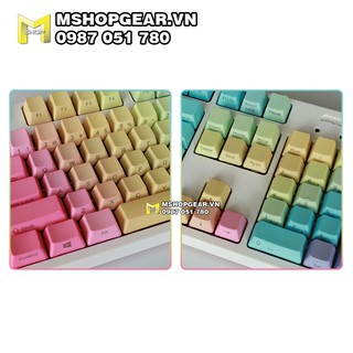 Set keycap pbt Rainbow ninja OEM profile 104 keys