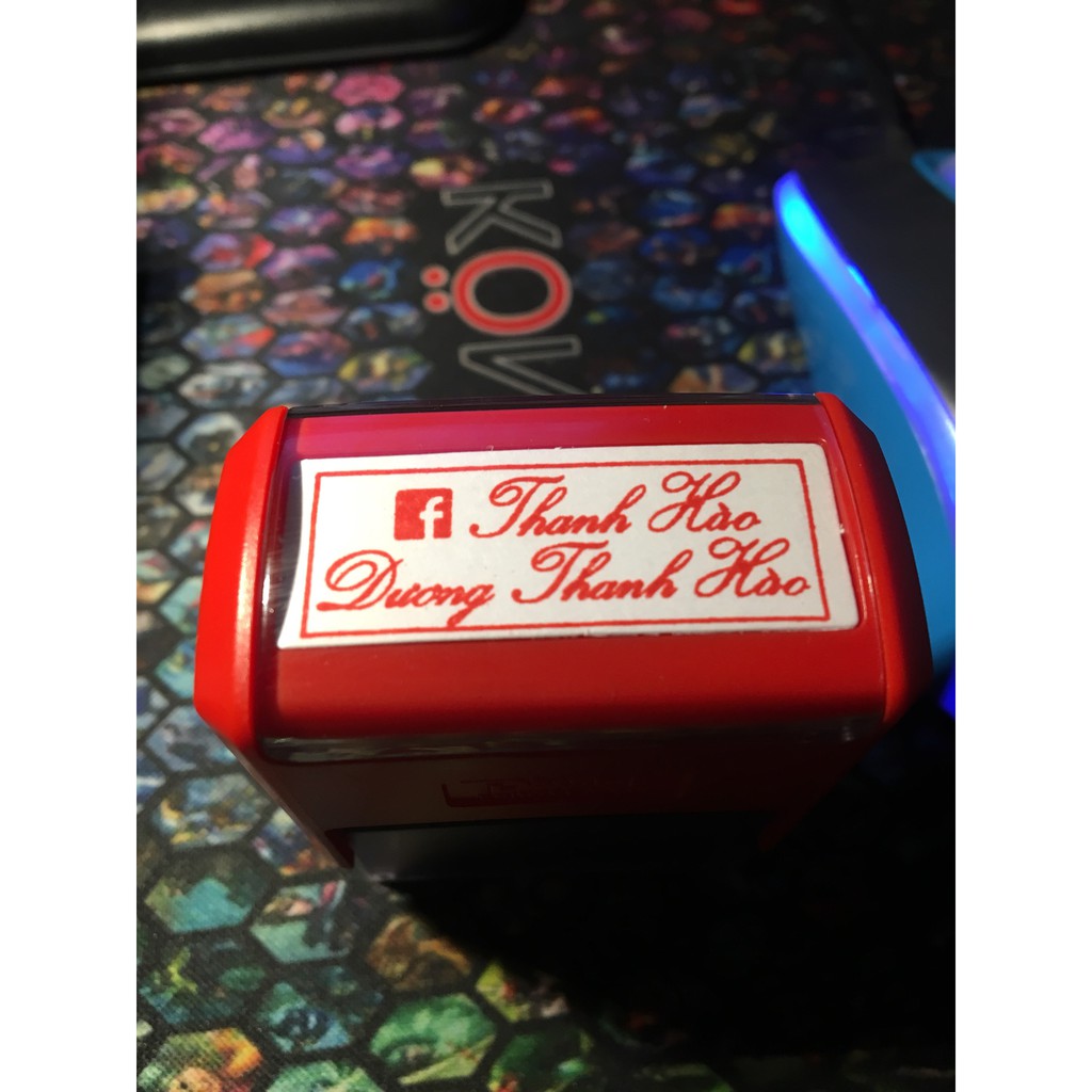 Con dấu 2 dòng ( khắc theo yêu cầu )