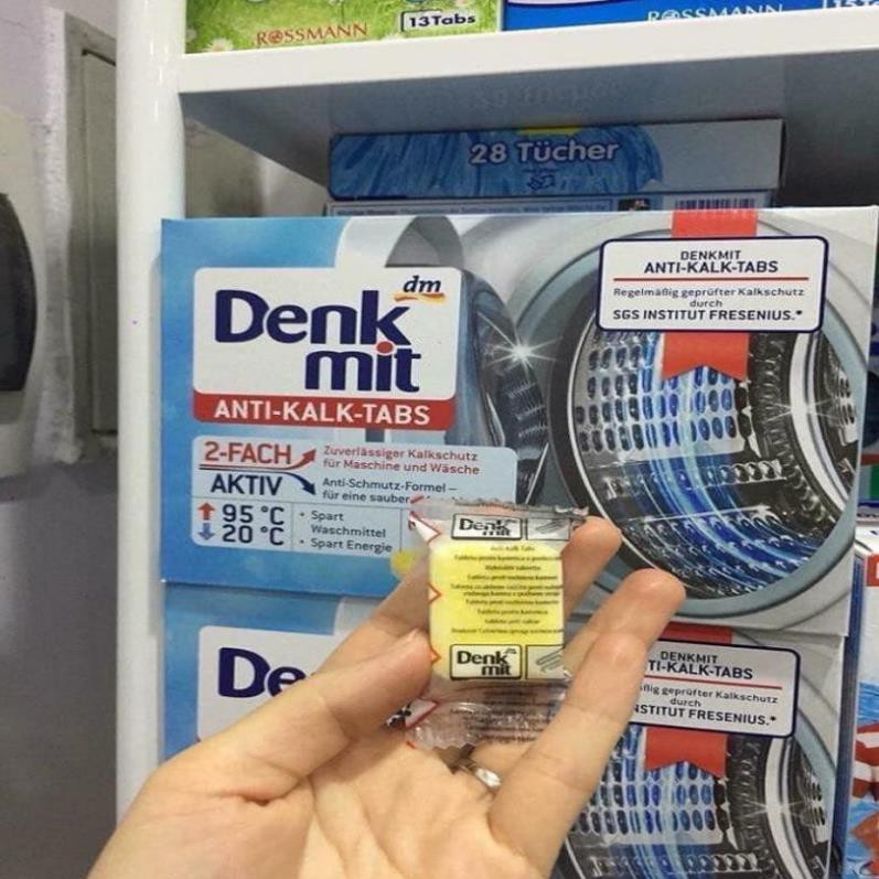Viên vệ sinh máy giặt Denkmit Anti Kalk Tabs, 60 viên D11