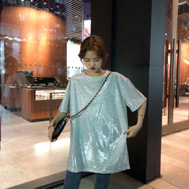 [Có sẵn] Áo nhũ kim tuyến ulzzang [ Clip thật tự quay ] | BigBuy360 - bigbuy360.vn