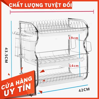 [HOT]RE0164 Kệ để chén bát 2 tầng - Kệ để chén bát bằng inox 2 tầng.