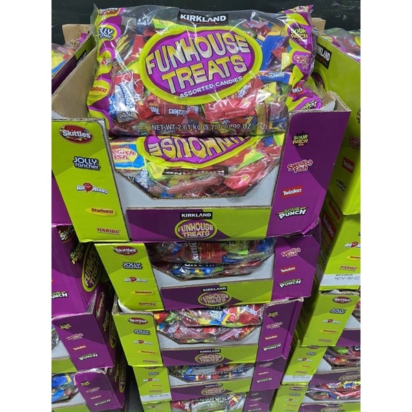 🦄 KẸO MỸ KIRKLAND FUNHOUSE TREATS 2.61 kg  date 2023