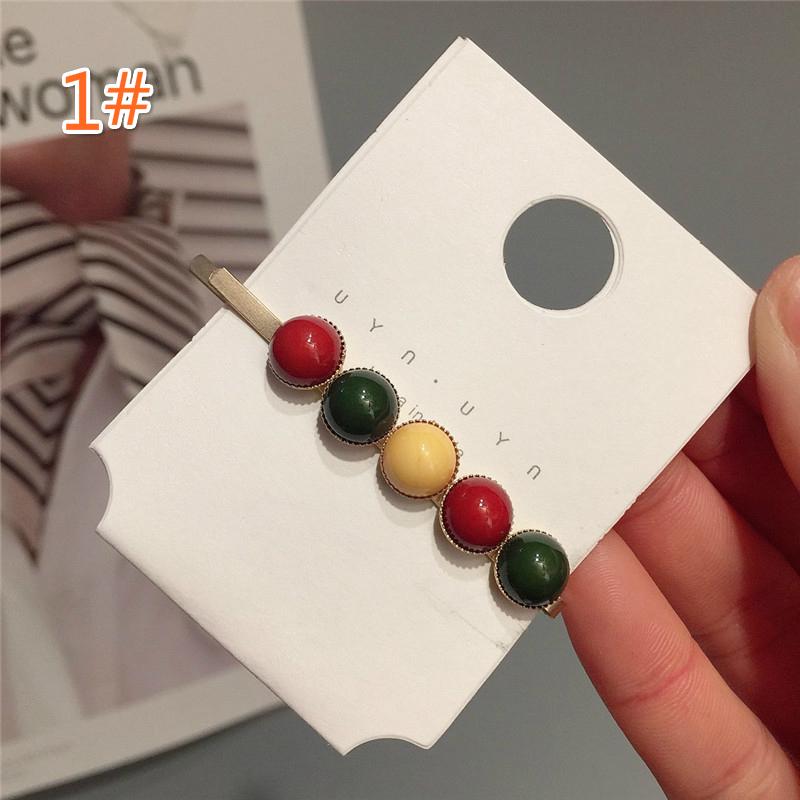 💖Wiki💖 multiple colour Mini ball Hair clip