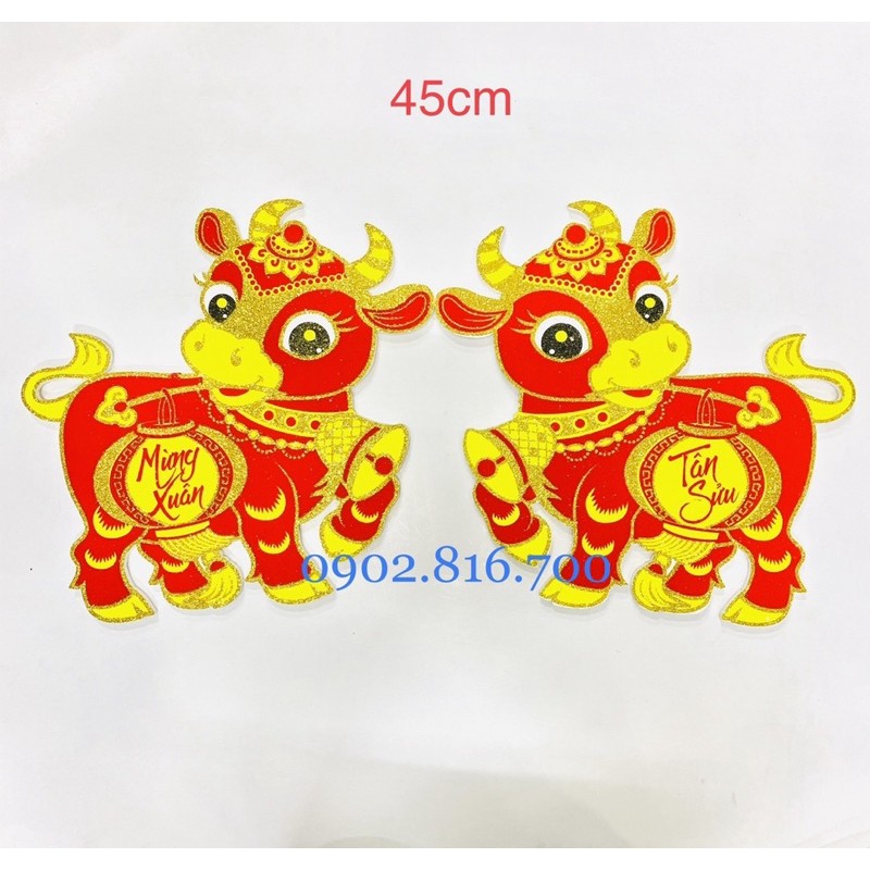 Bộ hình dán nổi hình hai chú Cọp trang trí tết năm NHÂM DẦN 2022 trang trí tết chữ Việt | BigBuy360 - bigbuy360.vn