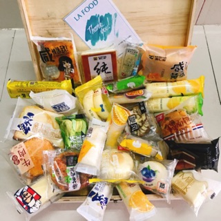 Box bánh Đài Loan 32 bánh - Sang trọng tinh tế - Thích hợp làm quà tặng