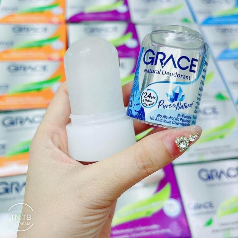 Lăn khử mùi đá khoáng Grace thái lan 70gam