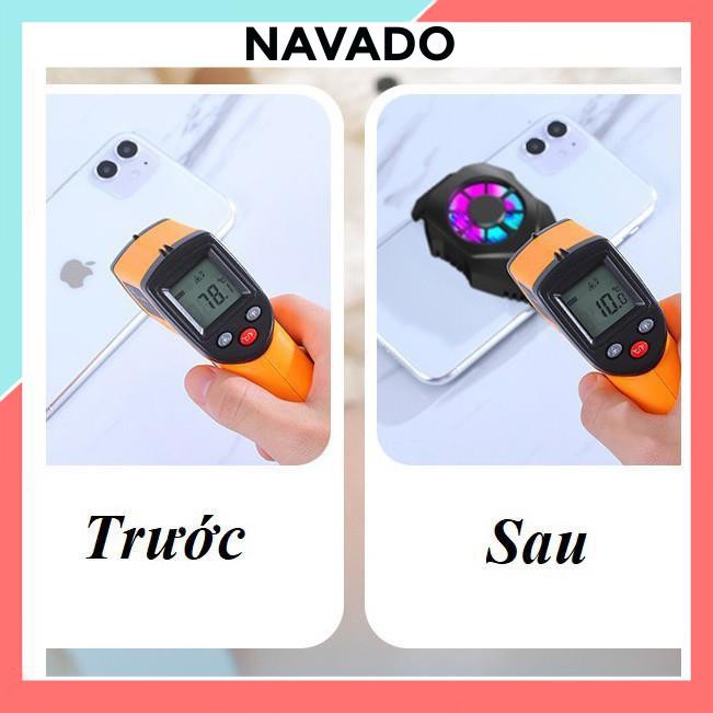 Quạt tản nhiệt Gaming sò lạnh  MEMO L01 siêu mát mini cho điện thoại iphone giá rẻ  SUVADO