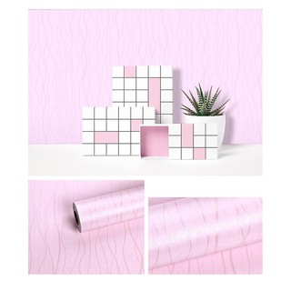 (tặng kèm dụng cụ ) combo 10m giấy dán tường sọc xoắn