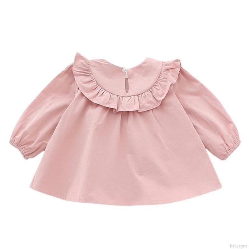 Áo Kiểu Tay Dài Đáng Yêu Cho Bé Gái