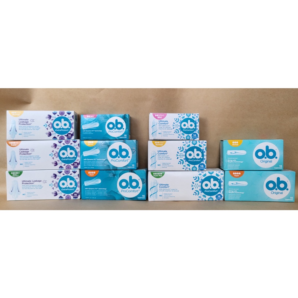 Tampon O.B ( Đức ) 16 que không cần đẩy