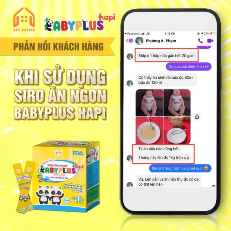 BABYPLUS MUA 1 TẶNG 2 Siro Ăn Ngon Baby Plus, Giúp Bé Ăn Ngon, Ngủ Ngon, Tiêu Hoá Tốt, Tăng Cân, Tăng Sức Đề Kháng