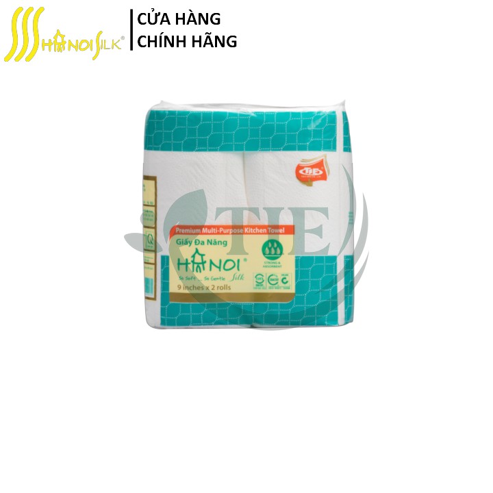 [HÀNG CHÍNH HÃNG] Giấy bếp/ Giấy đa năng Hà Nội Silk 2 cuộn