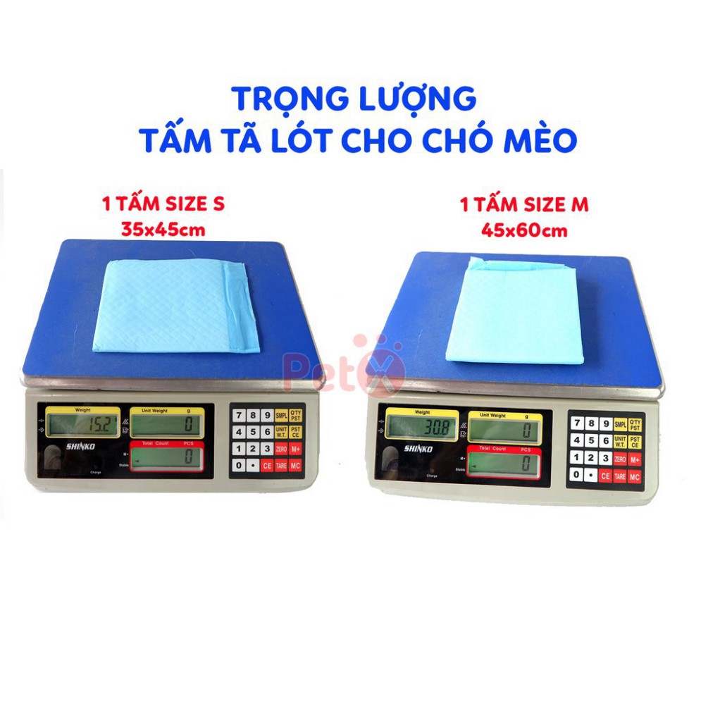 SALE OTPF Miếng lót cho chó đi vệ sinh, tã giấy khay, lồng chuồng thú cưng, mèo siêu thấm hút (bán sỉ từng tấm) PetX 28 