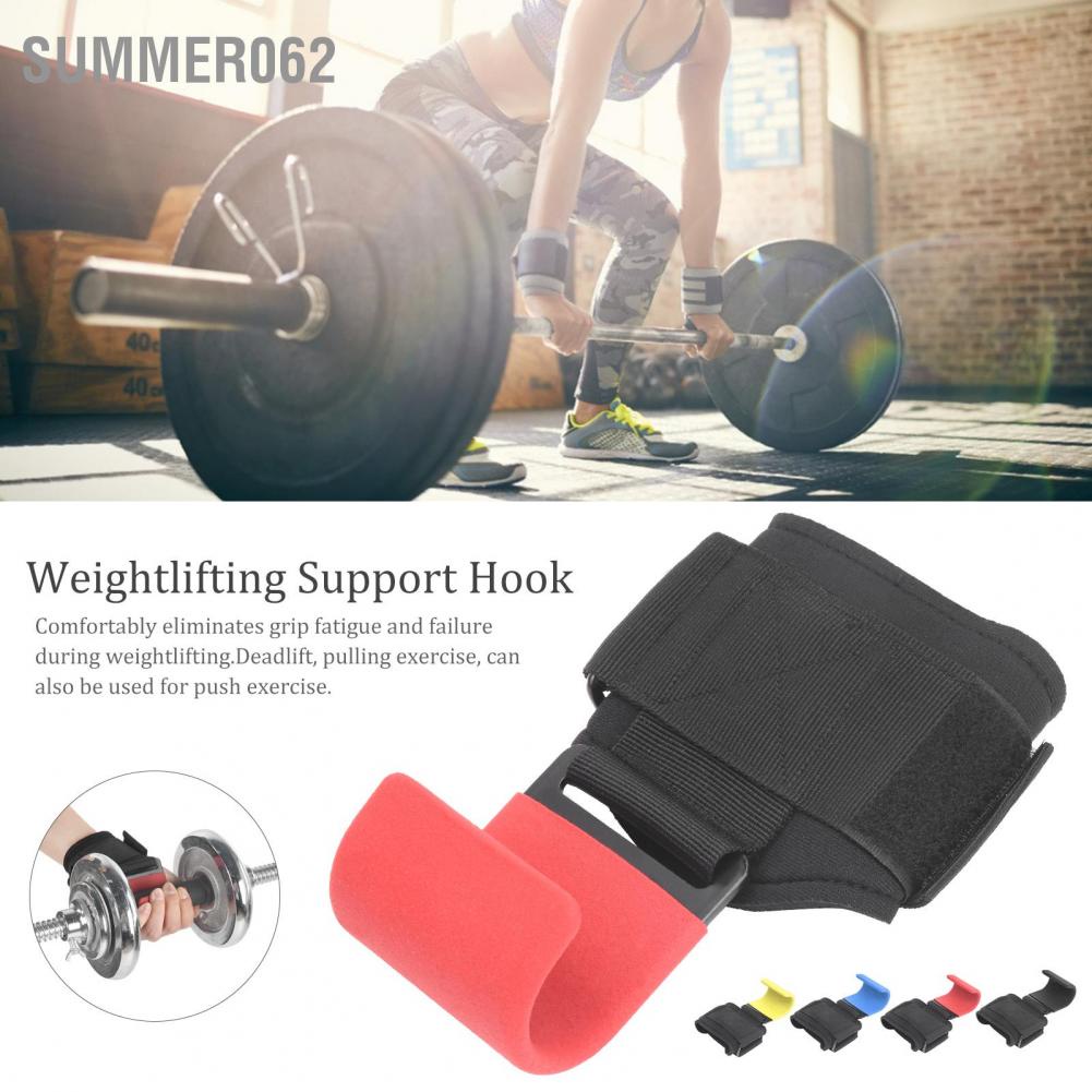 Summer062 Nâng tạ thể thao Kéo lên Móc Tập thể dục Sức mạnh Đào tạo sức mạnh Vòng đeo cổ tay Dây đai quấn